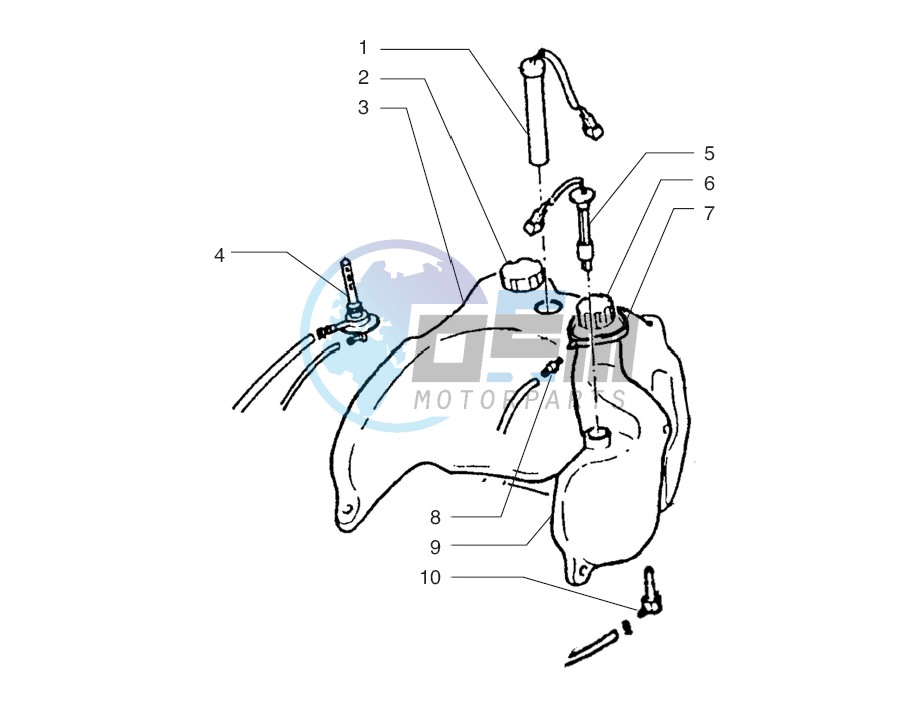 Fuel tank-Oil tank