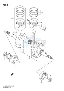 LT-F250 (E33) drawing CRANKSHAFT