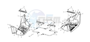 QUAD LANDER 300 drawing FOOTREST L / R