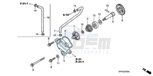 CBR125RWA Germany - (G / BLA) drawing WATER PUMP