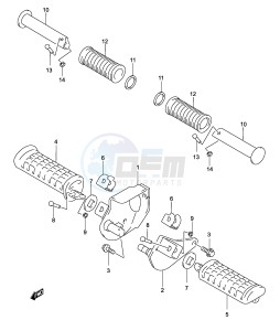 GZ125 (P19) drawing FOOTREST