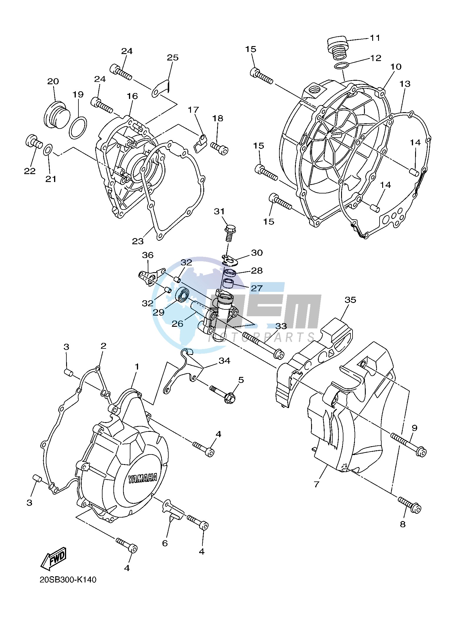 CRANKCASE COVER 1