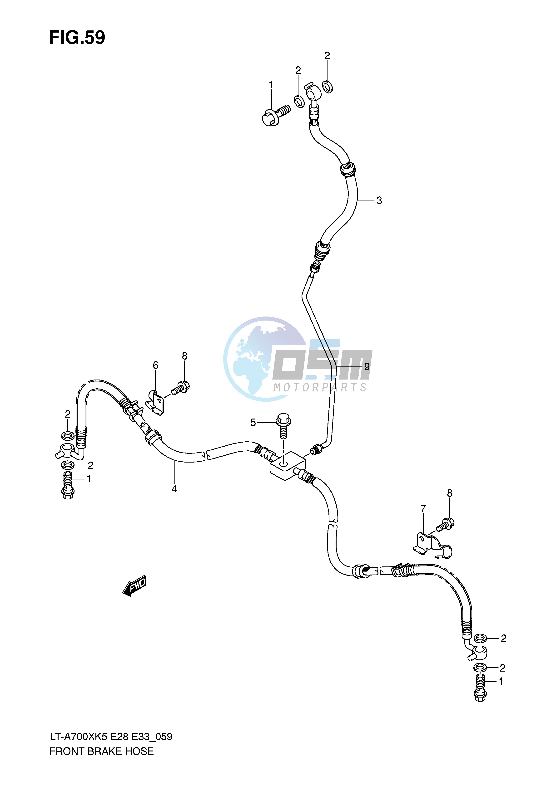 FRONT BRAKE HOSE