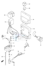 DF 200 drawing PTT Switch/Engine Control Unit