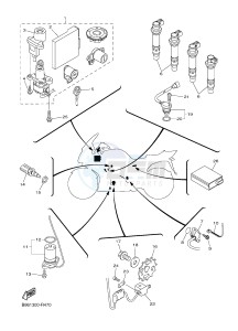 FJR1300AE FJR1300-AE FJR1300-AE (B96B B9A1) drawing ELECTRICAL 1