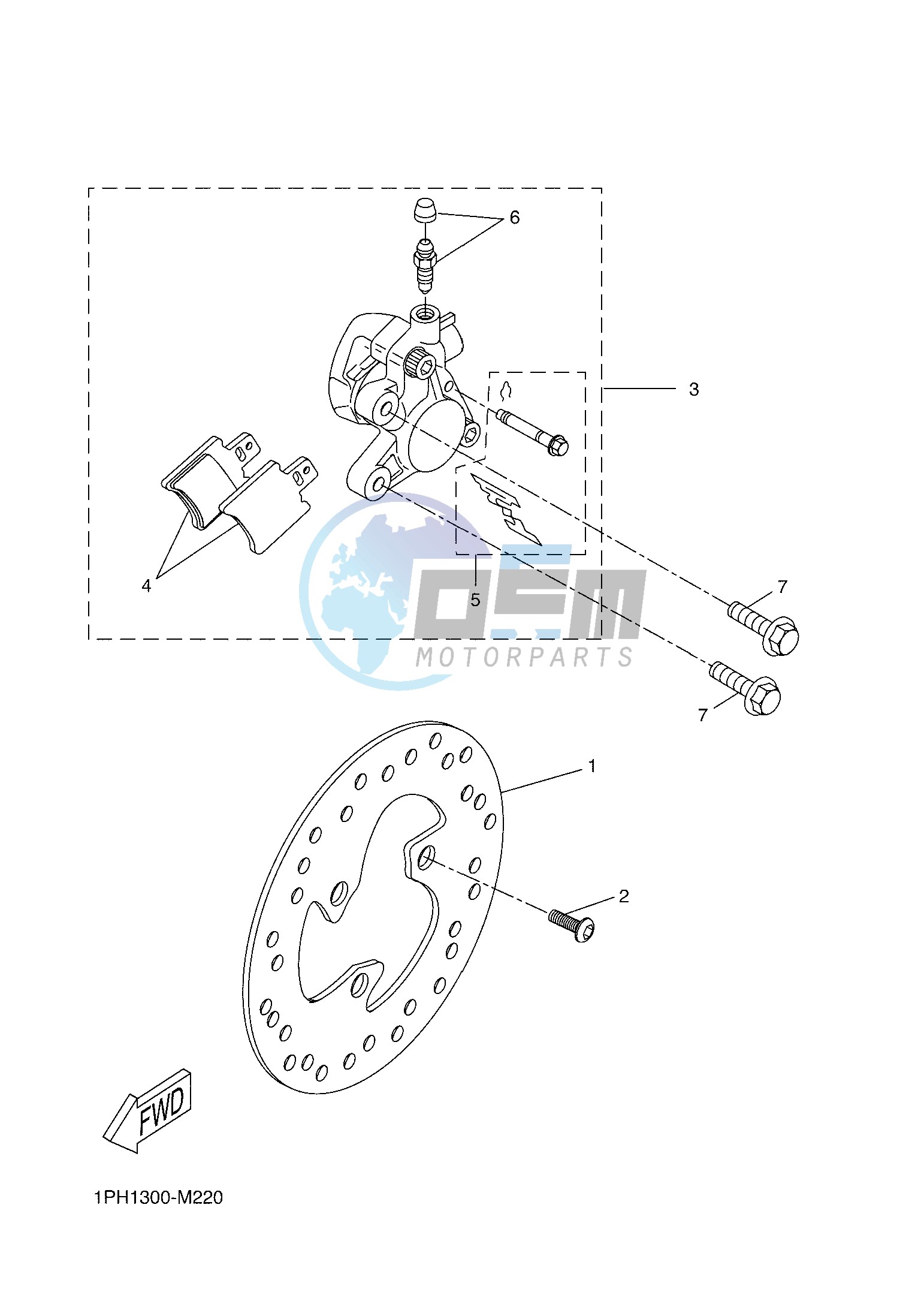 FRONT BRAKE CALIPER