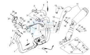 Tuono V4 1100 Factory (EMEA, APAC) (AU, EU, HK, JP, MAL, RC, S, T, TH) drawing Exhaust pipe I