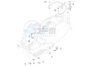 PRIMAVERA 125 4T 3V IGET IE ABS-NOABS E2-E4 (APAC) drawing Side cover - Spoiler