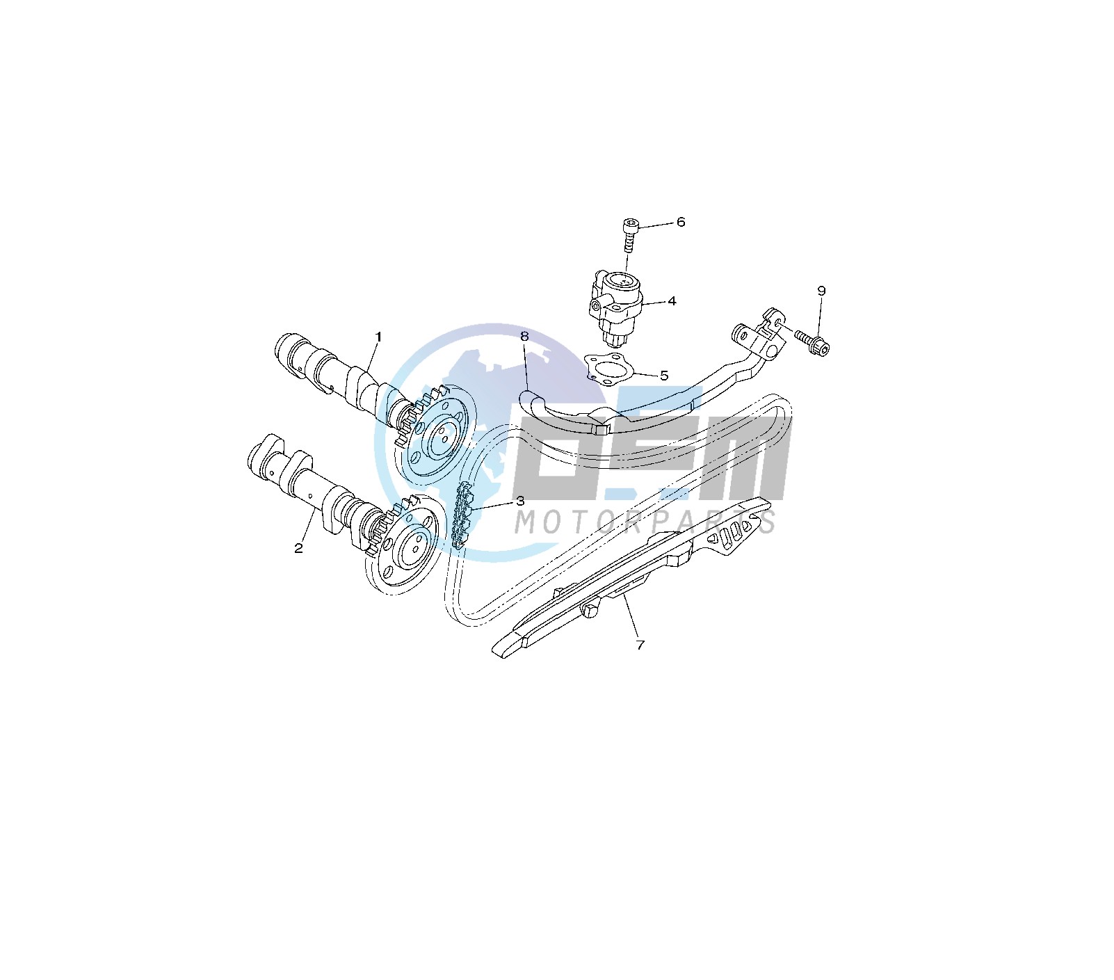 CAMSHAFT AND TIMING CHAIN