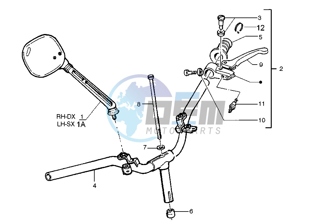 Rear brake control