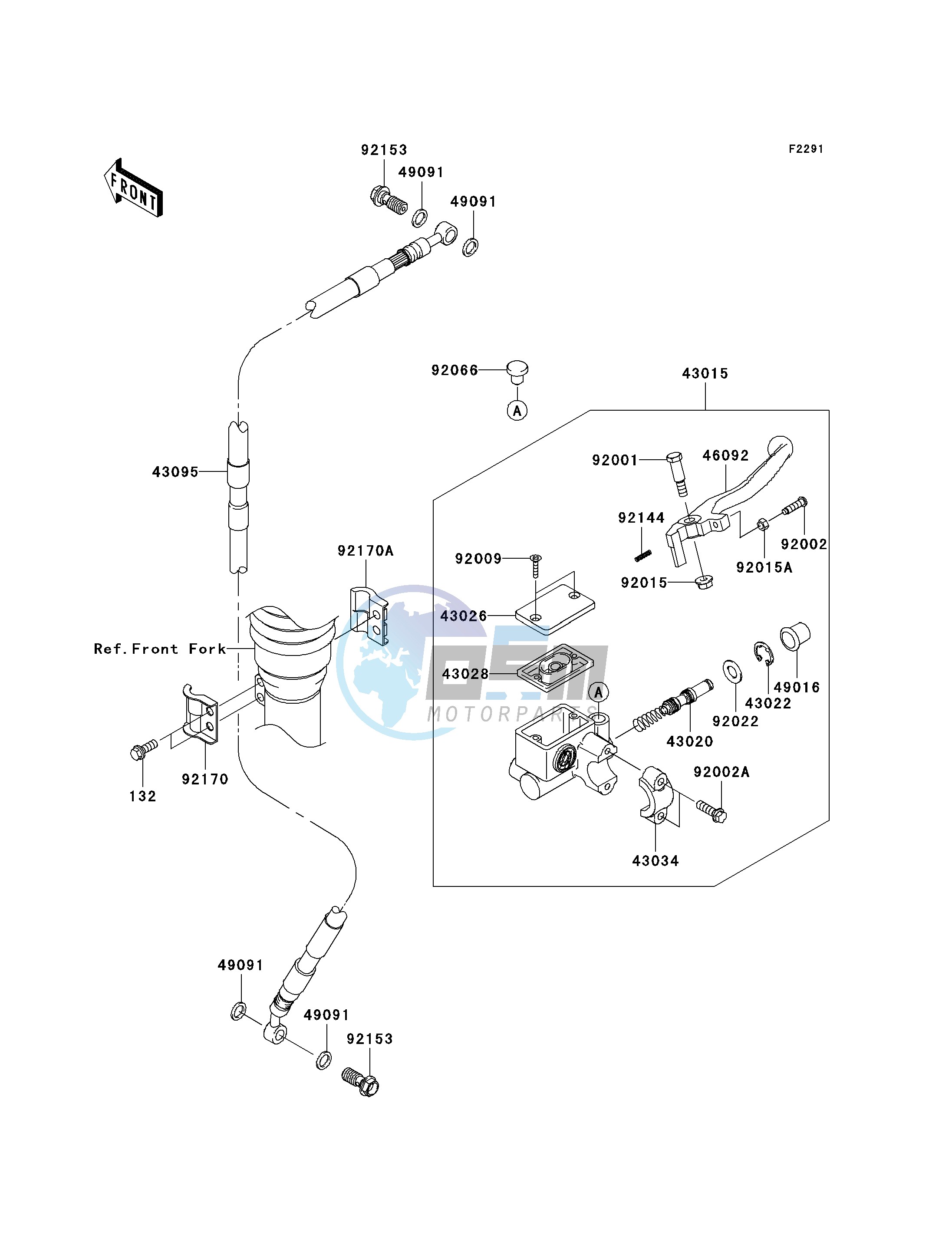 FRONT MASTER CYLINDER