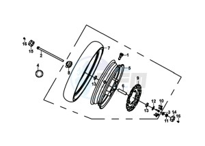 JET 14 25KMH 50 (L8) NL EURO4 drawing FRONT WHEEL