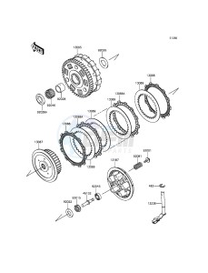 VULCAN 900 CUSTOM VN900CDF GB XX (EU ME A(FRICA) drawing Clutch