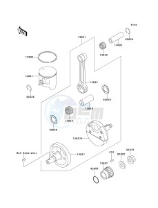 KX 125 L [KX125] (L3) [KX125] drawing CRANKSHAFT_PISTON-- S- -