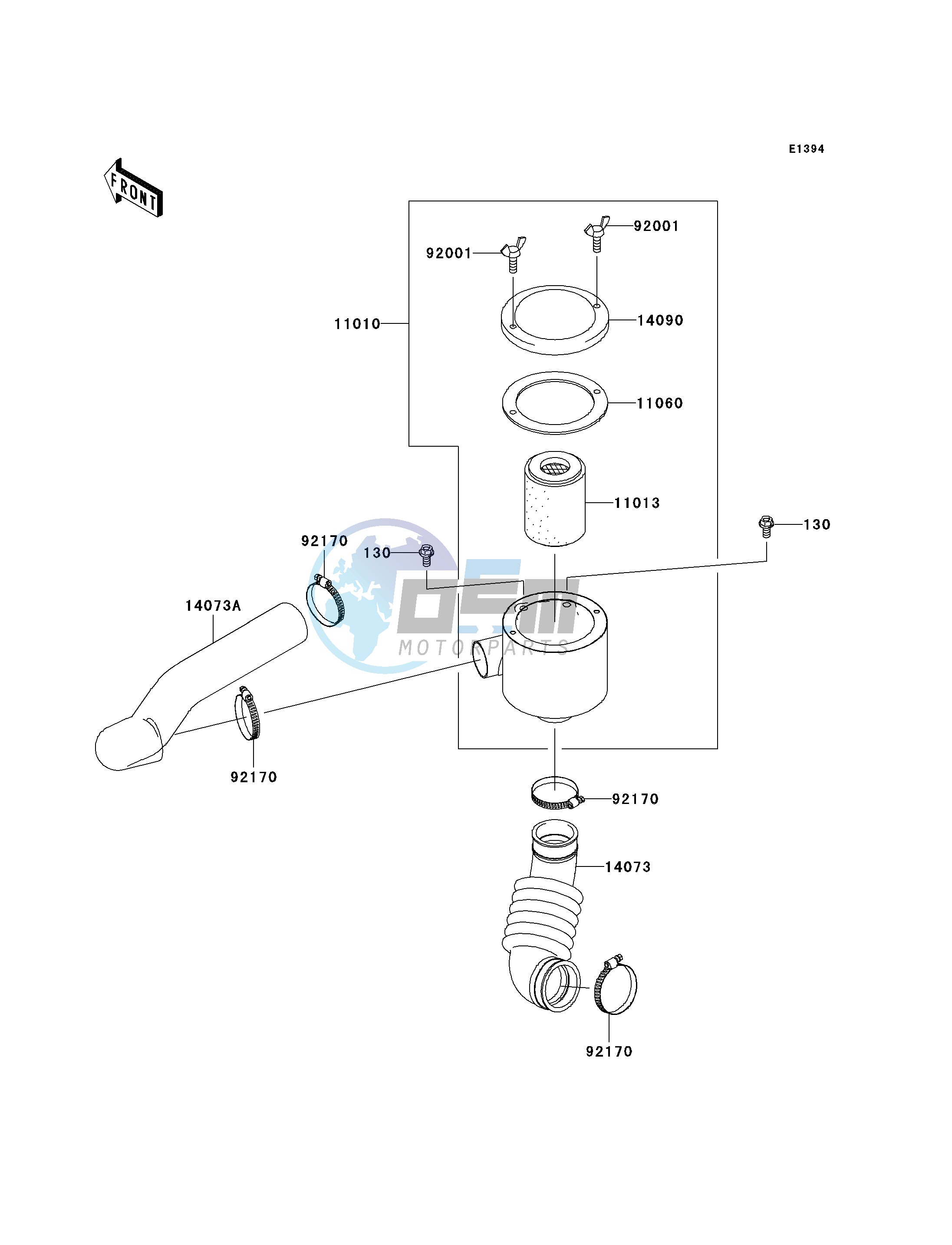 AIR CLEANER-BELT CONVERTER