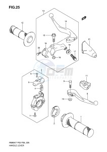 RM85 (P3-P28) drawing HANDLE LEVER