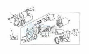 Nevada 750 drawing Starter motor