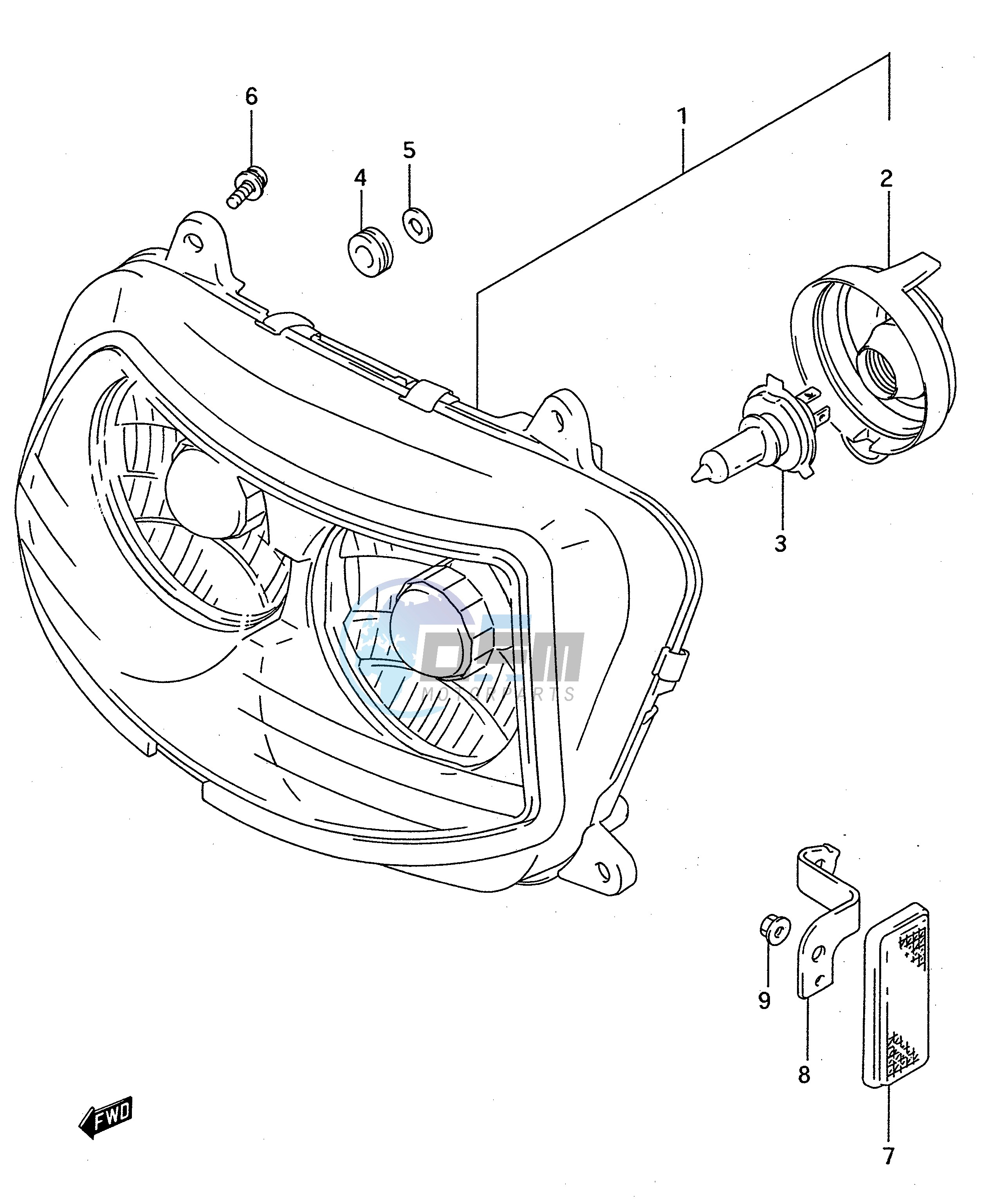 HEADLAMP (MODEL R S)