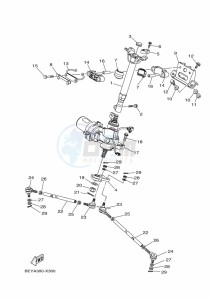 YFM450FWBD KODIAK 450 EPS (BEYK) drawing STEERING