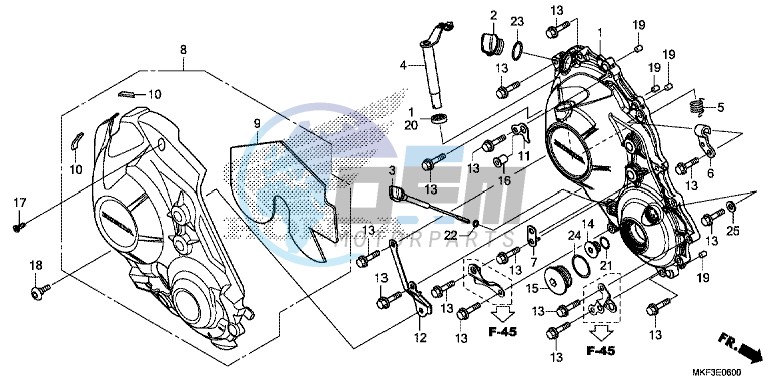 RIGHT CRANKCASE COVER