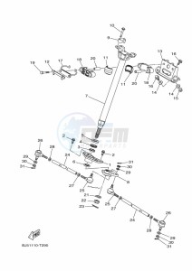 YFM450FWB KODIAK 450 (BJ5X) drawing STEERING