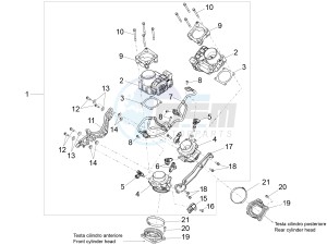 ETV 1200 Caponord Rally USA USA drawing Throttle body