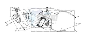 QUAD LANDER 300S drawing RADIATOR