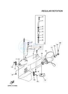 F150AETL drawing PROPELLER-HOUSING-AND-TRANSMISSION-2