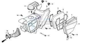 CRM50R drawing AIR CLEANER