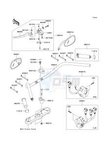 VN 2000 E [VULCAN 2000 CLASSIC] (6F-7F) E7F drawing HANDLEBAR