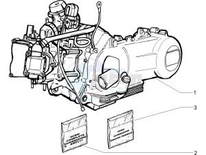 Beverly 250 Cruiser e3 drawing Engine assembly