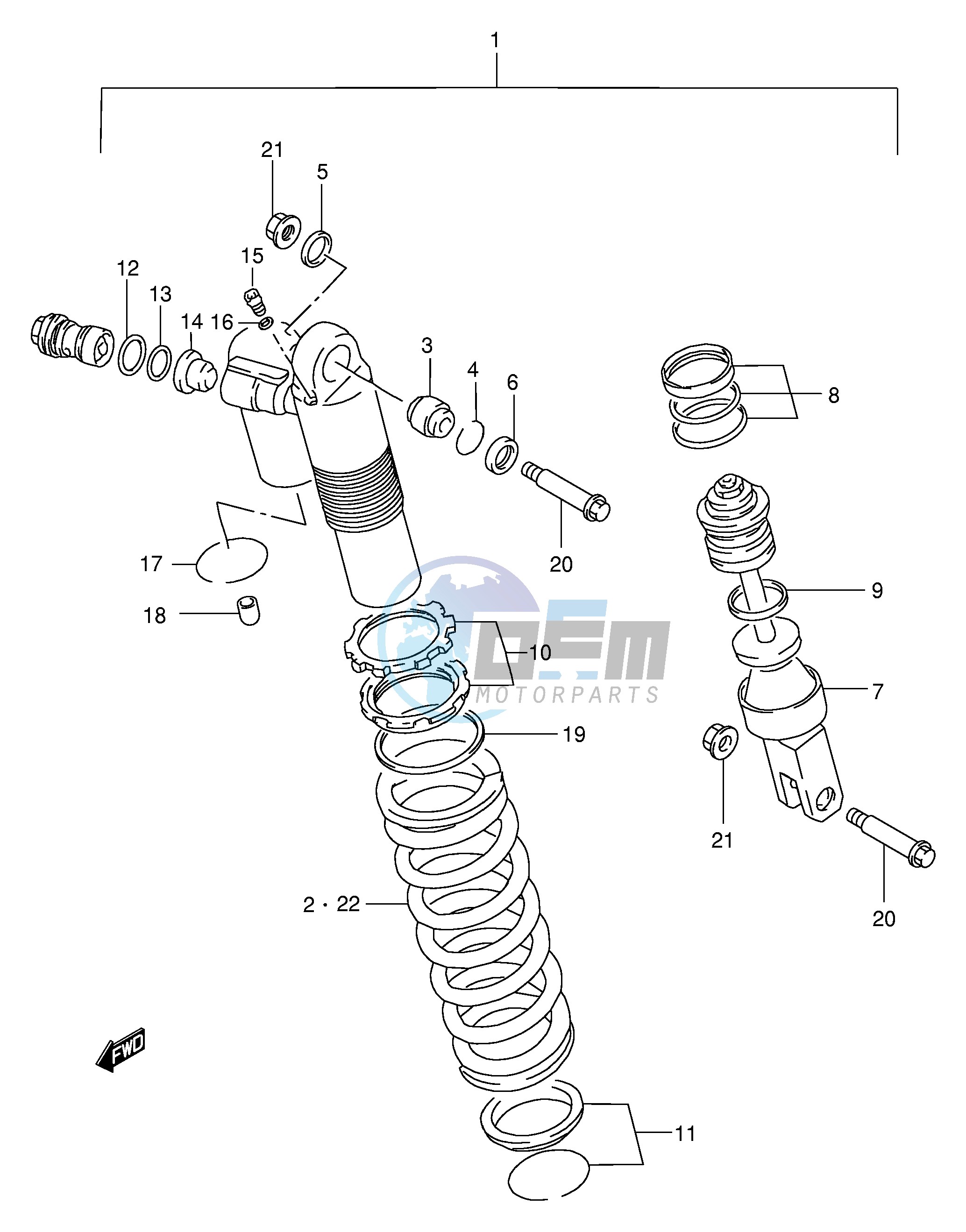 SHOCK ABSORBER (MODEL V)