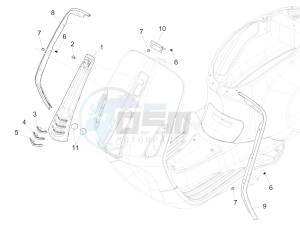 Primavera 150 4T 3V iGET ABS (EMEA) drawing Front shield