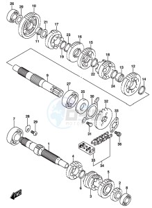 GSX-R125 drawing TRANSMISSION