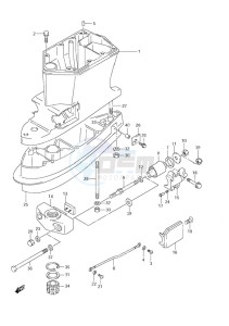 DF 60 drawing Driveshaft Housing