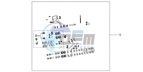 MC NAVI BRACKET CBF600