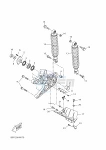 CZD300-A XMAX 300 (BBA2) drawing FENDER