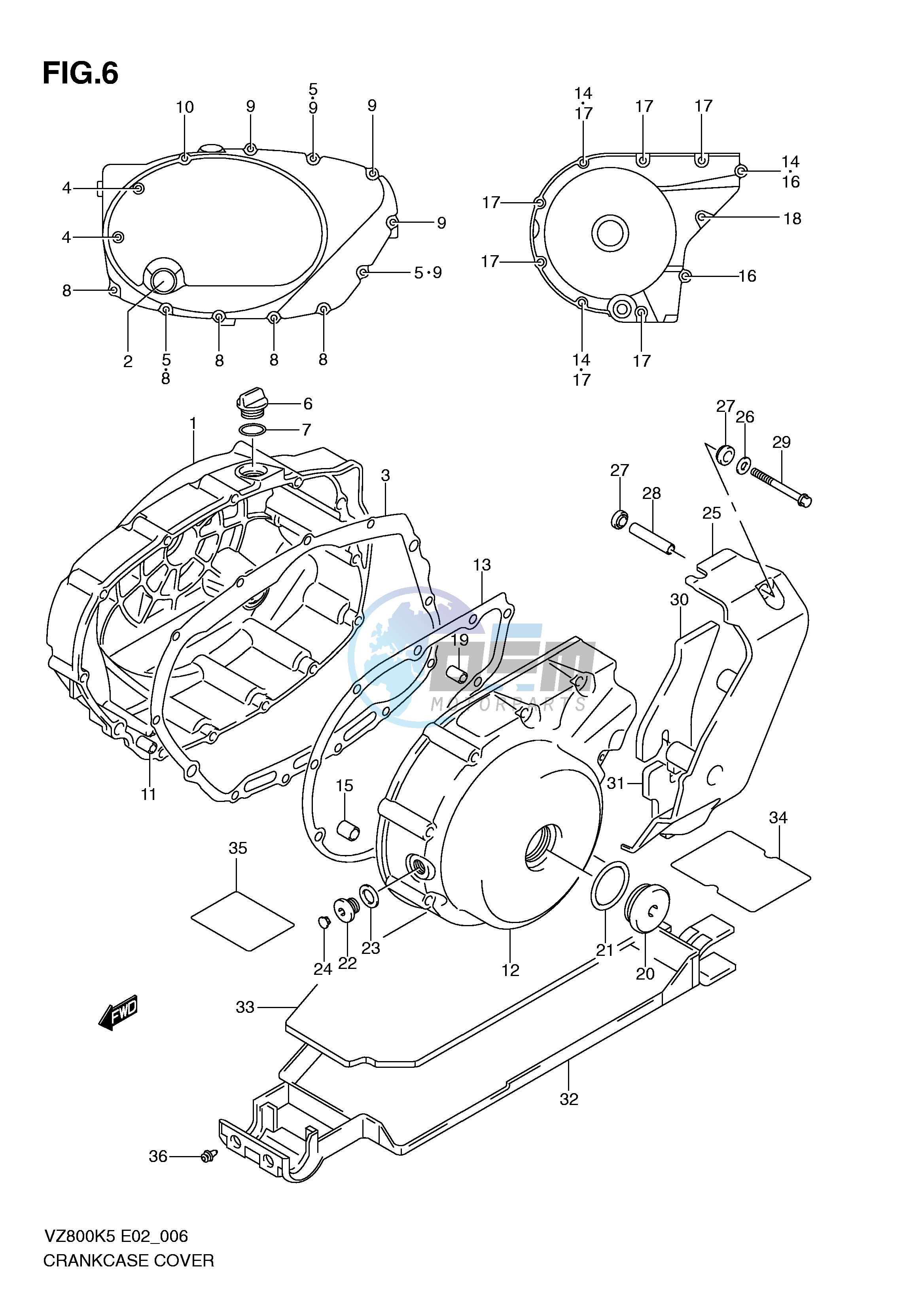 CRANKCASE COVER