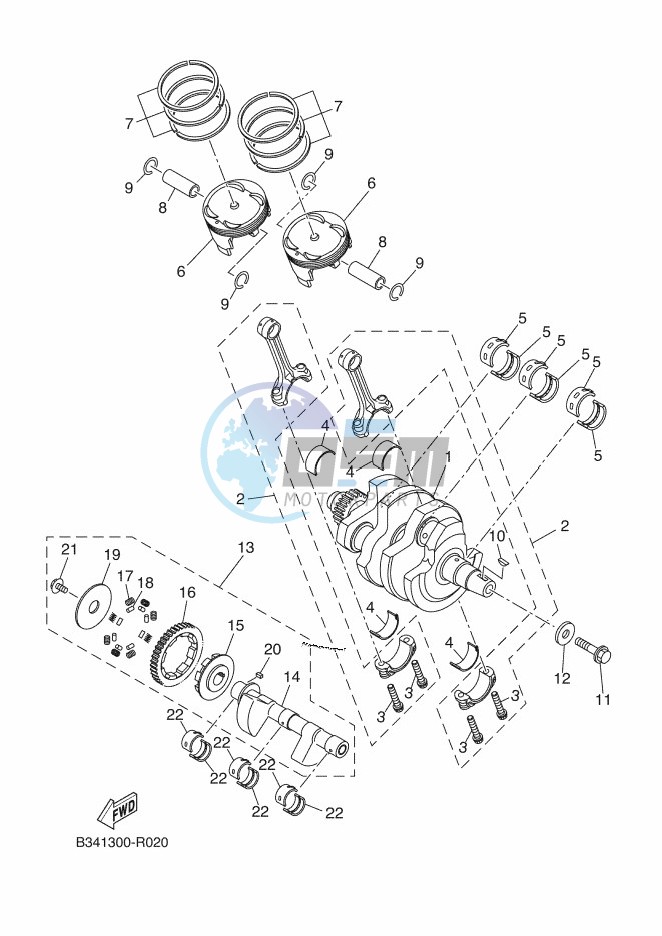 CRANKSHAFT & PISTON