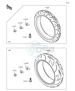 Z1000 ZR1000FEF FR GB XX (EU ME A(FRICA) drawing Tires