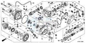 TRX420FAC drawing FRONT FINAL GEAR