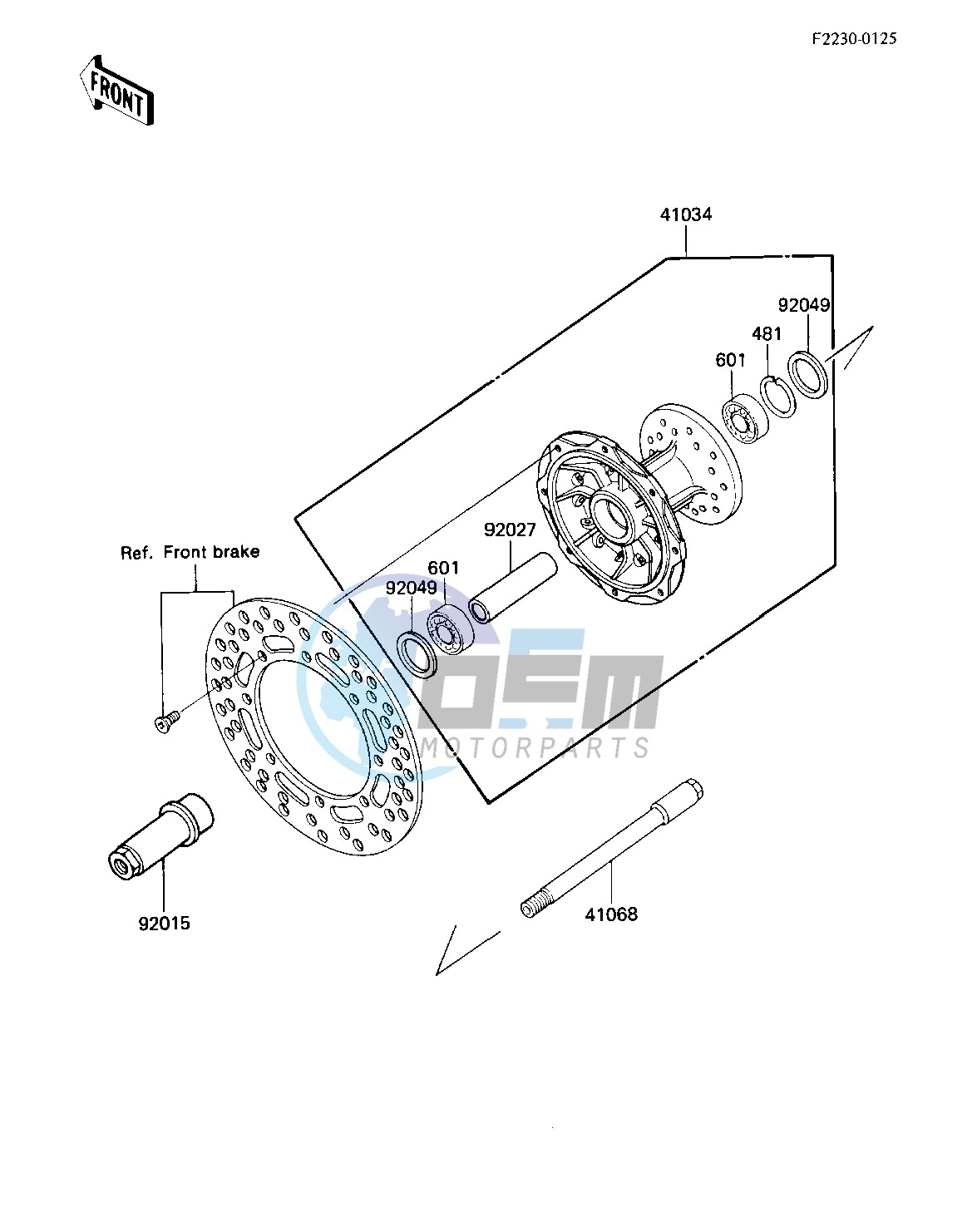 FRONT HUB