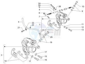 Runner 50 Pure Jet Race (CH) CH drawing Brakes hose  - Calipers