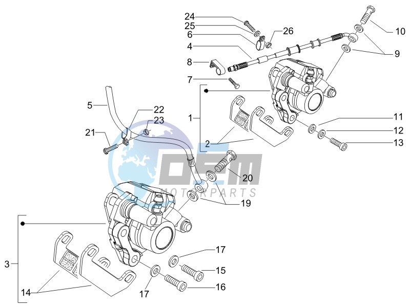 Brakes hose  - Calipers