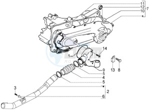 LX 50 4T U.S.A. drawing Transmission cover