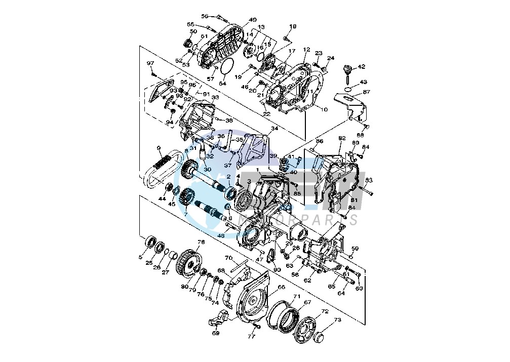 MIDDLE DRIVE GEAR