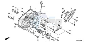 CRF250RE CRF250R Europe Direct - (ED) drawing L. CRANKCASE COVER