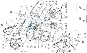 NA 850 Mana GT (AU, CN, EU, GB, IN, JP, K, USA) drawing Front body - Front fairing