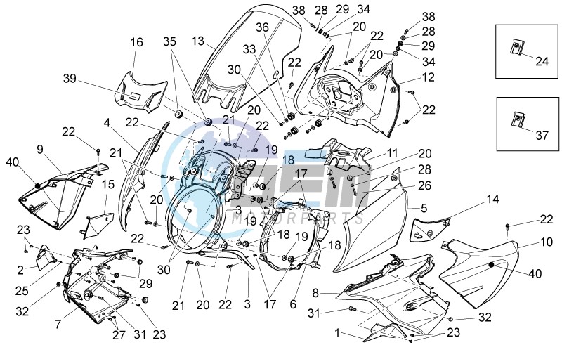 Front body - Front fairing