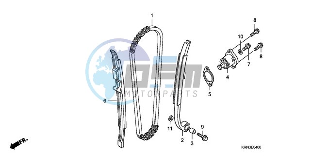 CAM CHAIN/TENSIONER